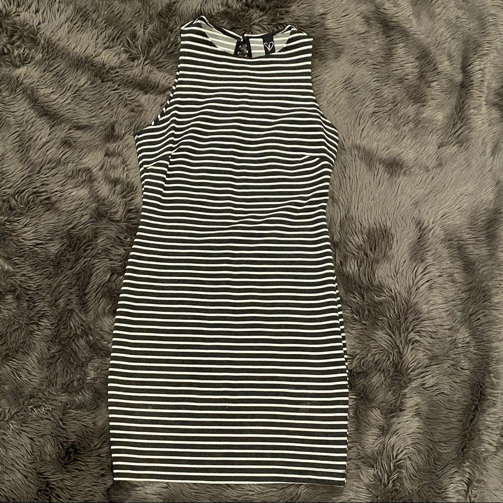 Striped Mini Dress - Picture 1 of 3
